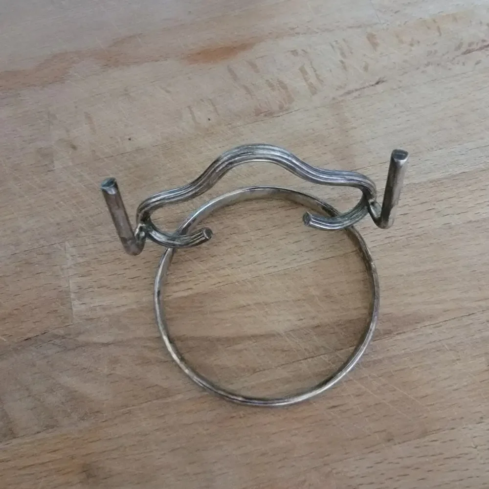 Silverplate Tilted base for sugar bowl (use with cubes) made in England